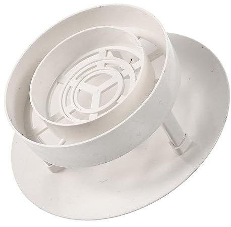 Coperchio Antipioggia per Stufa, Tappo Ventilazione Pvc 110-160mm Bianco