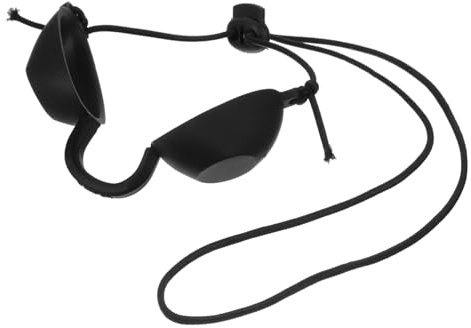 PENIKOKO Laser-schutz-augenklappe aus Ultraweichem Silikon Schwarze Schutzbrille für Ipl Uv Infrarot LED Lichttherapie Bequeme Augenabdeckung für Erwachsene Sicherer Augenschutz bei