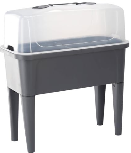 Gewächshaustisch mit Abdeckung, Mini-Gewächshaus für die Pflanzenanzucht mit Belüftung, 76 × 38 × 83 cm (76 × 38 × 83 cm)