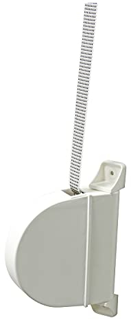 Amig - Raccolta Tapparella Esterna a Incasso Ribaltabile - Realizzato in PVC - Misura: 3,5 x 17,4 x 12,5 cm. Misura del nastro: 20 mm (larghezza) - Resistente - Colore: Bianco/Pintas