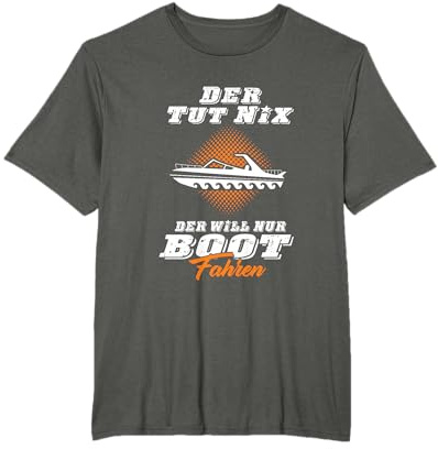 Boot Kapitän Yacht Angeln Segeln Motorboot Schiff Lustig T-Shirt