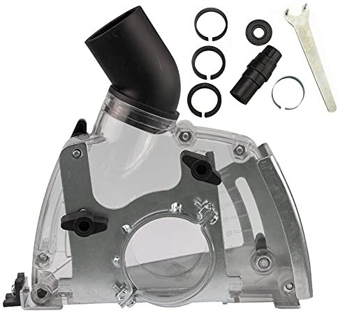 Titan USSN116 - Absaughaube für Winkelschleifer - für 115mm / 125mm Trennscheibe - perfekt für Schleif- und Trennarbeiten - Staubschutz