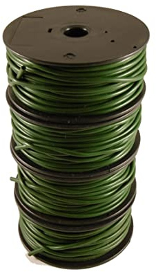 EXCOLO Bindeschlauch Ø 3 mm – 4×25 m elastische Hohlschnur grün – Pflanzen-Bindeband für Bäume, Tomaten, Rankgitter & Garten – Kunststoff Bindeschnur schonend & flexibel
