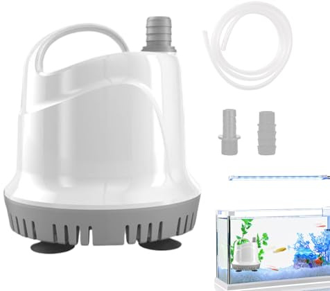 Tauchpumpe Für Klarwasser - Leise Kleine Wasserpumpe,Wasserkreislauf Für Garten, Teich, Aquarium, Innen- & Außenbereich