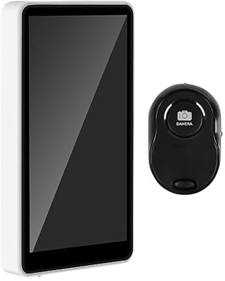 Yhsioaklo Monitor de Selfies | Monitor Selfie para Cámara Trasera en Transmisiones en | Accesorios para Smartphone Sin Latencia Vlogging para Casa Viajes y Exteriores