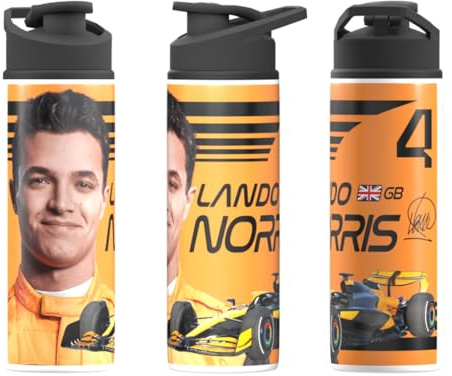 Partisan Lando Norris - Borraccia in alluminio, 750 ml