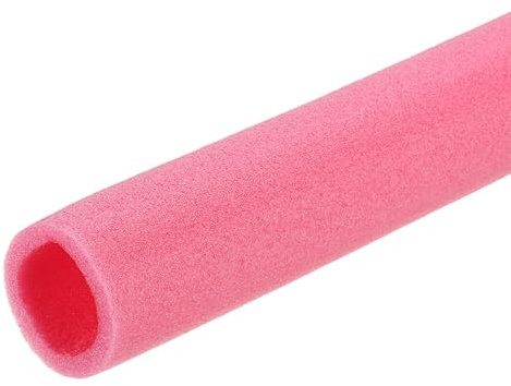 QUARKZMAN Rohrisolierung Schaumstoff 1m, Ø 50mm, 10mm Dick Isolierung Rohr Schaumstoffschlauch für Heizung Sanitär Heizungsrohr Kupferrohr (Rosenrot)