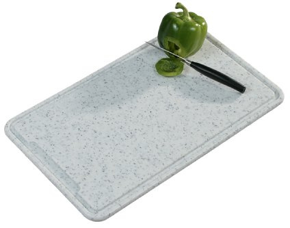 Kesper Profi Plastic Carving Board, White, 49 x 30 x 1.5 cm