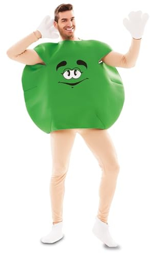 Eurocarnavales - Cs925814 - Costume Bonbon Vert Mixte Taille M