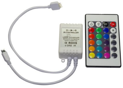 24 Tasten IR Fernbedienung Controller für RGB LED Streifen
