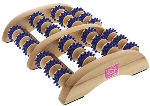Massage Fußroller Kosmetex mit Kunststoffnoppen für Fussmassage zur Anregung der Fußreflexzonen
