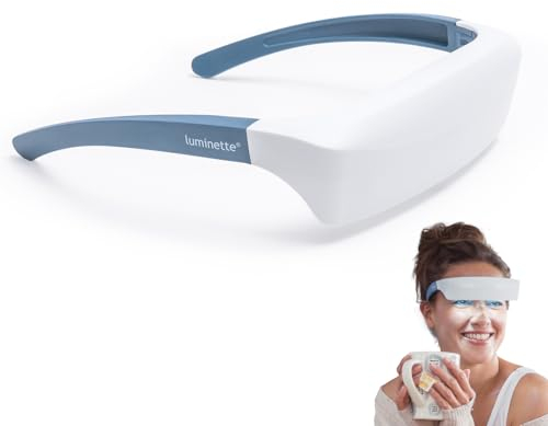 Luminette 2 Lunettes de luminothérapie (Version 2024) - Lampe de Luminothérapie Portable pourle Blues Hivernal et les Troubles du Sommeil - Déjà Plus de 250.000 Utilisateurs Satisfaits