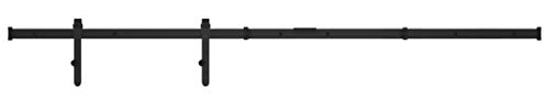 vidaXL Mini skjutdörrsbeslag för skåp kolstål 122 cm