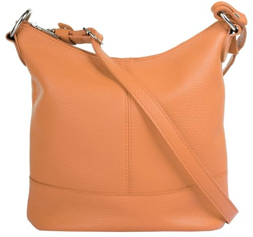 Cluty Sac à bandoulière Cuir & Made In Italy Damen echt Leder Fabriqué en Italie, sac à main, sac à bandoulière, sac crossbody en cuir