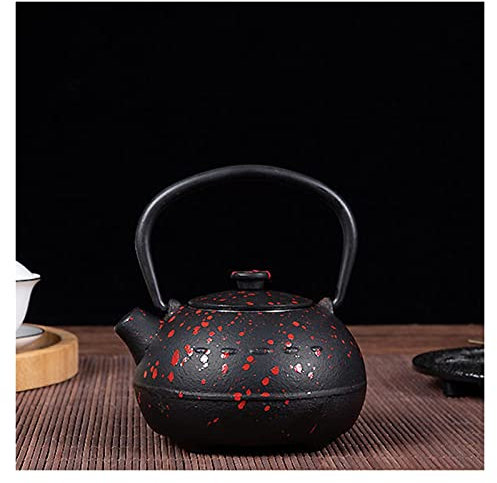 Théières Bouilloire à thé en fonte Home Bouillante eau Thé Pot Japonais Théière bouillante avec filtre Retro Tea Set Services à thé (Color : C)