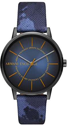 Armani Exchange Herren Quarz 3 Zeiger Uhr mit Armband AX2750