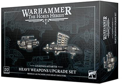 Warhammer Games Workshop 30k - Legiones Astartes: Missile Launchers & Heavy Bolters, Black