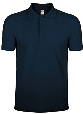 Chemagliette Polo Uomo Manica Corta - Maglia Abbigliamento da Lavoro, T Shirt 100% Cotone Piquet, Maglietta Tinta Unita con Colletto e Bottoni Evolution