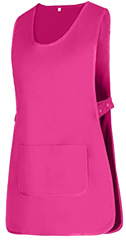 MISEMIYA - Apron Cleaning Work Uniform Clinic Hospital Cleaning Veterinary Sanitation Hostelry - Ref.868 - Medium, Pink