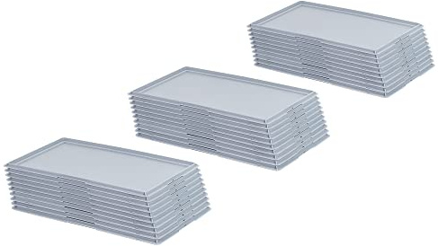 30 Stück Deckel für Eurokasten Metzgerkiste Fleischkiste E1 E2 E3 Grau