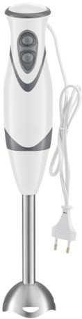 Frullatore ad Immersione 300W, Tritatutto con Modalita Turbo e Lame in Acciaio Inossidabile, Facile da Pulire