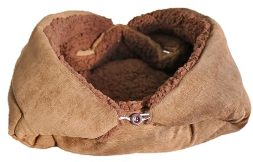 OLACD Atmungsaktive weiche Haustierbettpolster: faltbares und plüschiges Thermokissen für Katzen, großes Kätzchen-Schlafbett für vielseitigen Winterkomfort