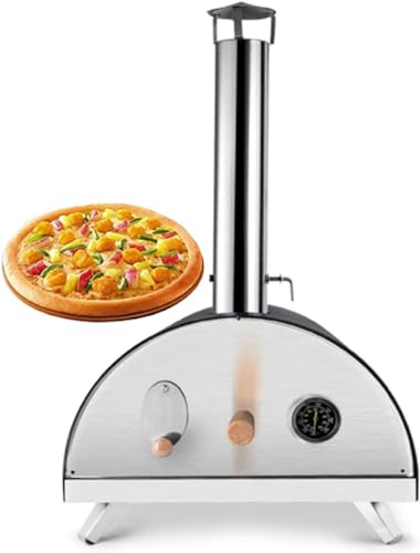 Holzbefeuerter Outdoor-Pizzaofen – Tragbarer Hartholzpellet-Pizzaofen – Ideal für Jede Outdoor-Küche