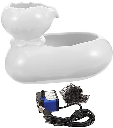 Happyyami Großer Wasserbrunnen Für Hunde Und Katzen Automatische Nachfüllung Wassernapf Keramikbrunnen Für Haustiere