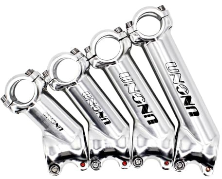 LUOKEKE Lenkervorbau 1 Pcs Bike Stem Ultraleicht Silber Fahrrad Stem Lenker Riser 35 Grad 25.4/31,8 MM Fahrrad Vorbau(31.8x70mm)