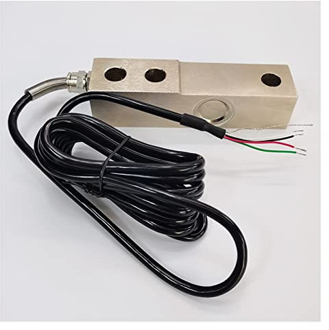 SaryEdge Gewichtssensor, Last, freitragende Wägezelle, Waage, Wägesensor, Scherbalken-Wägezelle, Kraftmessung, elektronische Plattformschiene aus legiertem Stahl, 50 kg, 1 Tonn(Silber-500KG