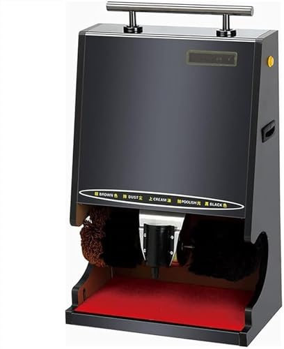 BINSKJ Automatic Shoe Polisher, Electric Household Shoe Shine Machine With Smart Touch Screen, Automatic Induction and 5s Quick Wipe, Low Noise for Hotel, Office