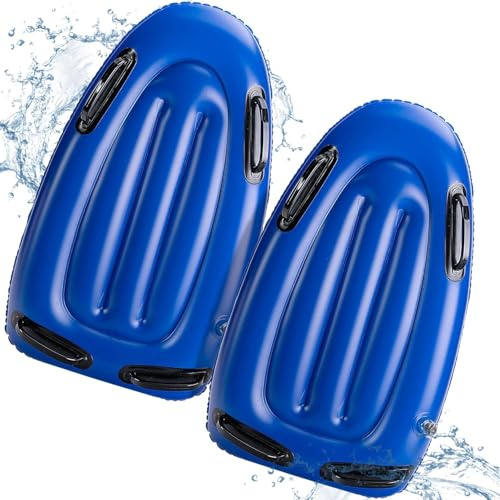 2 Stück Erwachsene Schwimmbrett - Aufblasbares Bodyboard -Schwimmende Trainingshilfe Kickboard- Schwimmhilfen Schwimmboard Für Schwimmübungen