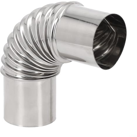 Reliable For stove Flue Pipe Elbow Suitable for High Temperature Environments (50mm)