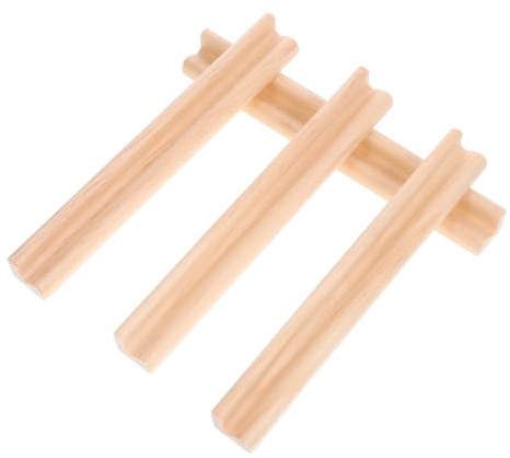GALPADA 4stücke Teiliges Domino Spielzubehör Holzständer Alphabet Halterung Holzdeko Basteln Tragbarer Domino-Halter Multifunktionale Spielkartenständer Für Domino Karten Spiel