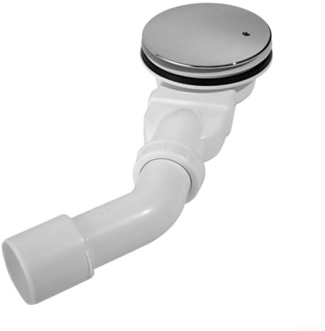 Siphon de douche avec filtre à cheveux et contrôle des odeurs en ABS pour salle de bain - Panneau argenté avec siphon