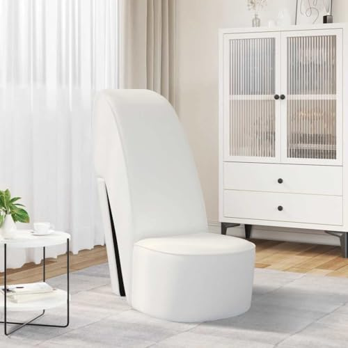Genérico Sillón con Forma de Zapato de tacón Cuero sintético,Mobiliario,Sillas,Sillones,Blanco,10.75 kg,248652
