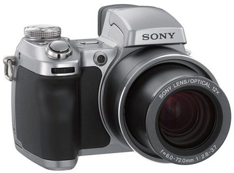 Sony DSC-H1 Cyber-Shot Digitalkamera (5 Megapixel, 12fach Zoom)