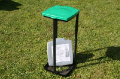 Supporto sacchetto di immondizia 120 litri, quadrato.