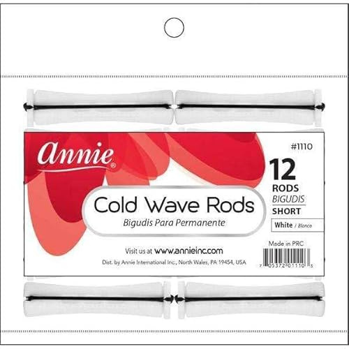 Annie Cold Wave Rods 7/16 Short #1110 White