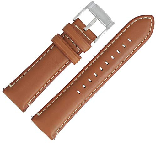 Fossil Uhrenarmband 22mm Leder Braun Glatt - FS-5060 | LB-FS5060
