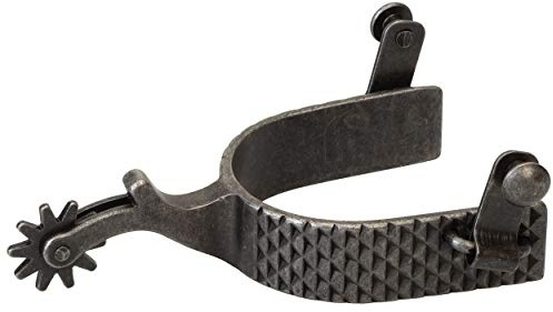 Weaver Leather Unisex-Erwachsene Herren Rowel SPUR, BK Sporen, Schwarze Raspe, Mens