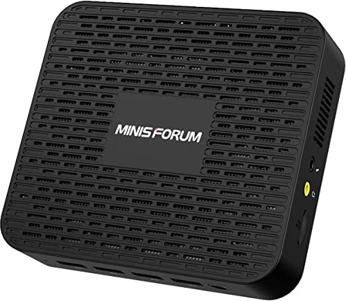 MINIS FORUM GK41 Mini-PC 8 GB DDR4 256 GB SSD mit Celeron J4125-Prozessor, 4 x USB 3.0-Anschlüsse 2 x Gigabit-Ethernet-Unterstützung HDD, 4K@60Hz HDMI, DisplayPort Dual Band WiFi BT 4.2