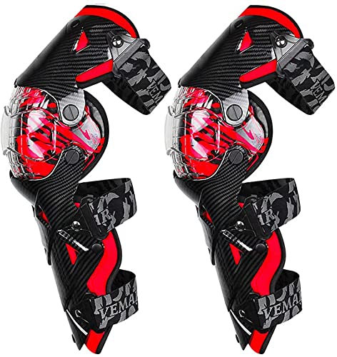 guangfan Protector de rodilla para motocicleta Espinilleras para evitar colisiones difíciles a prueba de choques Motocross Racing Rodilleras Protectores de Espinilleras