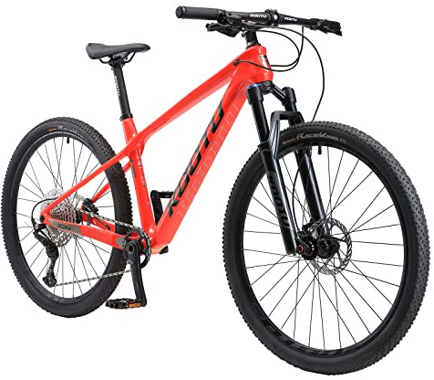 KOOTU Carbon Mountain Bike, DECK6.1 Youth/Adult 12 Speeds Hardtail MTB with Shimano M6100 Altus Kits 27.5/29 inch Wheels