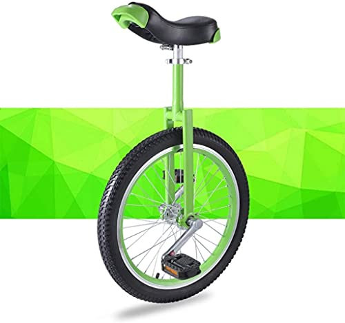 Einrad Einrad Einrad für Kinder Erwachsene 16/18/20 Zoll Rad Einräder Gabel Mangan Stahl Halterung, Standard Komfort Sattel, Anti-Rutsch Akrobatik Fahrrad Outdoor Sport Anfänger Teens Fi