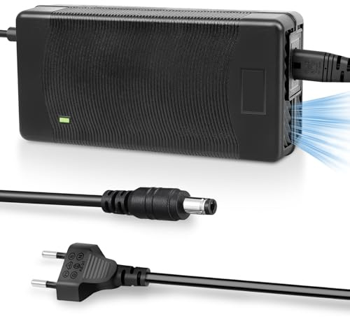 VOLOHAS 54.6V 2A charger for KUGOO G2 PRO, Kugoo G1, Soflow SO4 Pro, VMAX VX2 PRO/ST electric scooter Cyrusher XF690 Maxs, Bird electric bike 48V AC power supply universal for e-bike and e-scooter