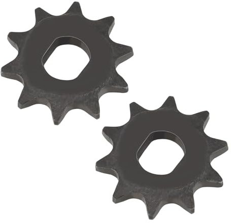 SG Store 2 Pezzi T8F Pignone Motore Sincronizzazione Motore Pignone Motore 10 Denti Catena Per Scooter Elettrico Auto Turistiche 8x10mm