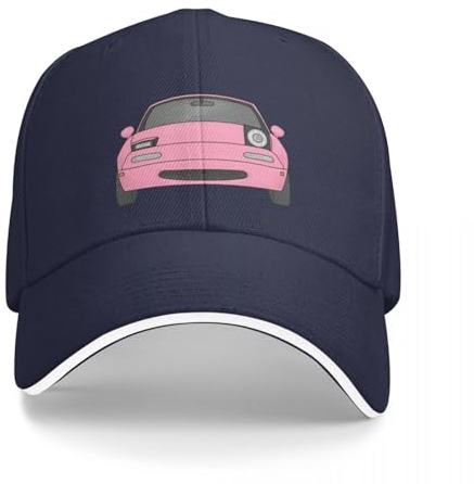 Basecap Miata MX5 Pink Wink Baseball Cap Vintage Big Size Hut Neu in der Hut Hut für Frauen Männer