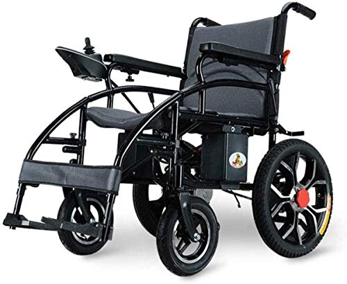 Leichter, zusammenklappbarer Elektrorollstuhl, Elektrorollstuhl, Leichter, zusammenklappbarer Scooter für Senioren, verstellbare Pedale, Elektrorollstühle für Behinderte (99 lbs