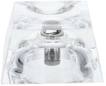 Cabilock Kristallkugel Sockel Led Beleuchteter Quadratischer Glühender Ständer 4.5X2.5X2.5 Cm Transparente Basis Für Wohnzimmer Nachtlicht Und Deko